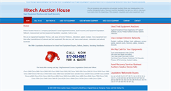 Desktop Screenshot of hitechauctionhouse.com