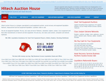 Tablet Screenshot of hitechauctionhouse.com
